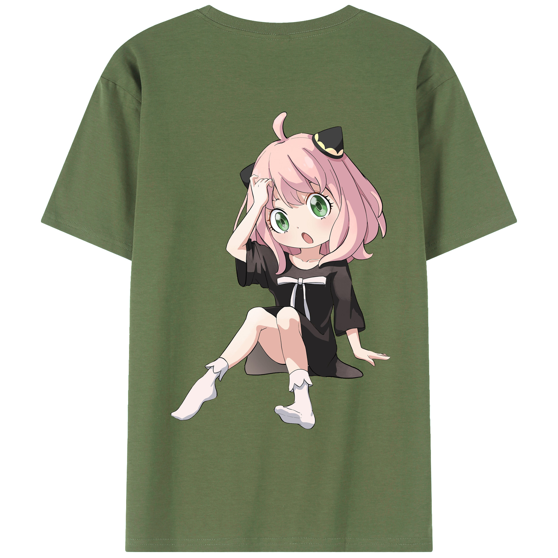 （画像用） SPY×FAMILY间谍家家酒 綿100％ メンズ半袖Tシャツ（バックプリント） 通気性